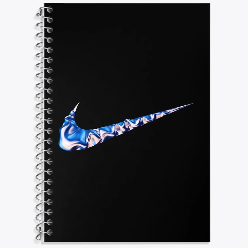 دفتر زبان 50 برگ خندالو مدل سه خط طرح نایک (Nike) کد F1079