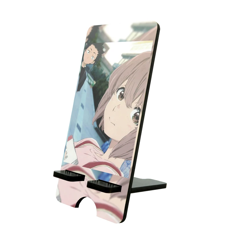 پایه نگهدارنده گوشی موبایل و تبلت طرح  انیمه A silent voice  شویا و شوکو کد 6880084