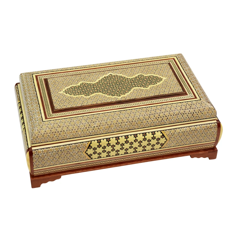 جعبه کارد و چنگال خاتم کاری خادم ملّت کد 1255 جعبه کارد و چنگال خاتم کاری خادم ملّت کد 1255
