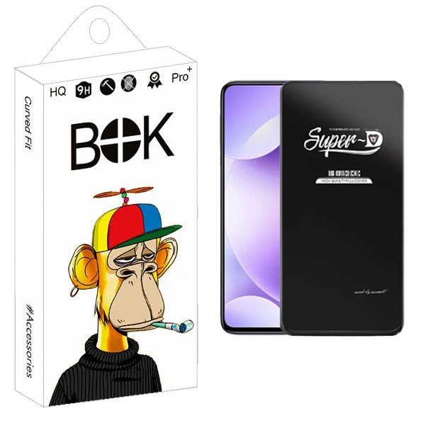 محافظ صفحه نمایش بوک مدل Transparent SuperD مناسب برای گوشی موبایل شیائومی Redmi Note 10 Lite