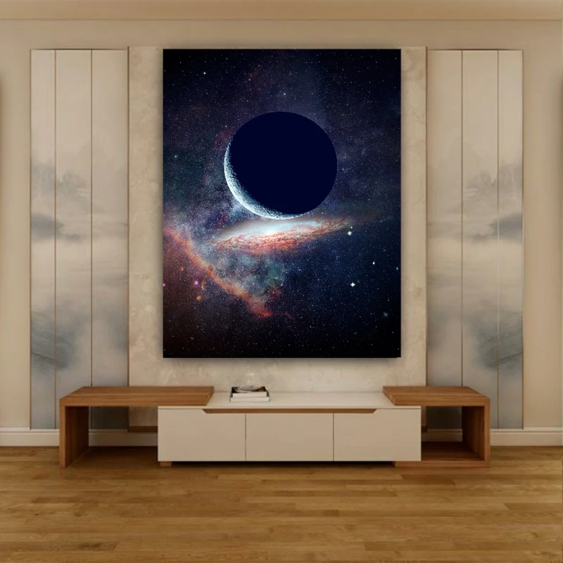 پوستر دیواری طرح سیاره و کهکشان مدل SDB207