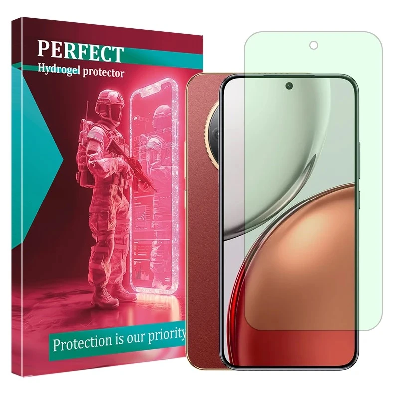 محافظ صفحه نمایش آنتی گرین پرفکت مدل هیدروژلی مناسب برای گوشی موبایل آنر X9d