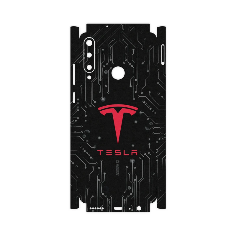 برچسب پوششی ماهوت مدل TESLA-Motors-FullSkin مناسب برای گوشی موبایل هوآوی Y6P