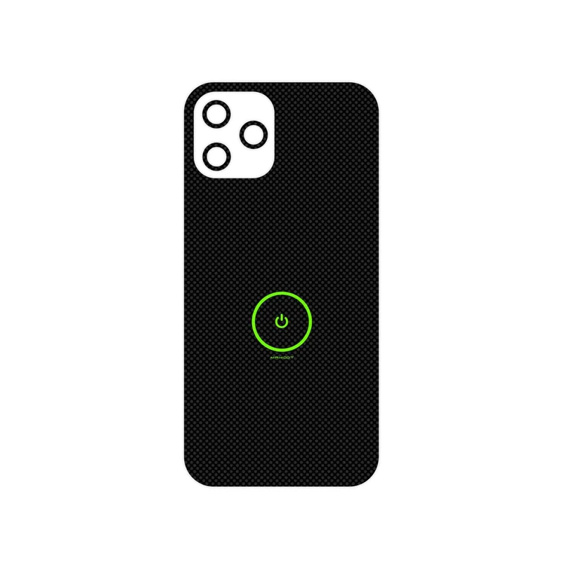برچسب پوششی ماهوت مدل Minimal Power Button مناسب برای گوشی موبایل اپل iPhone 12 Pro
