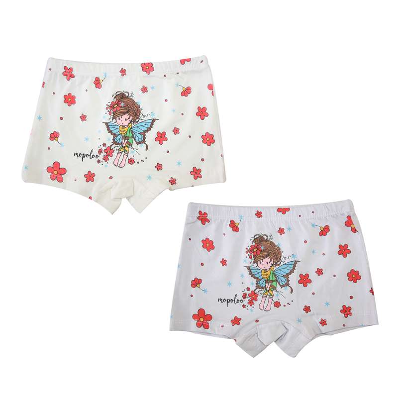 شورت دخترانه موپولو طرح دختر فرشته کد 1379 مجموعه 2 عددی