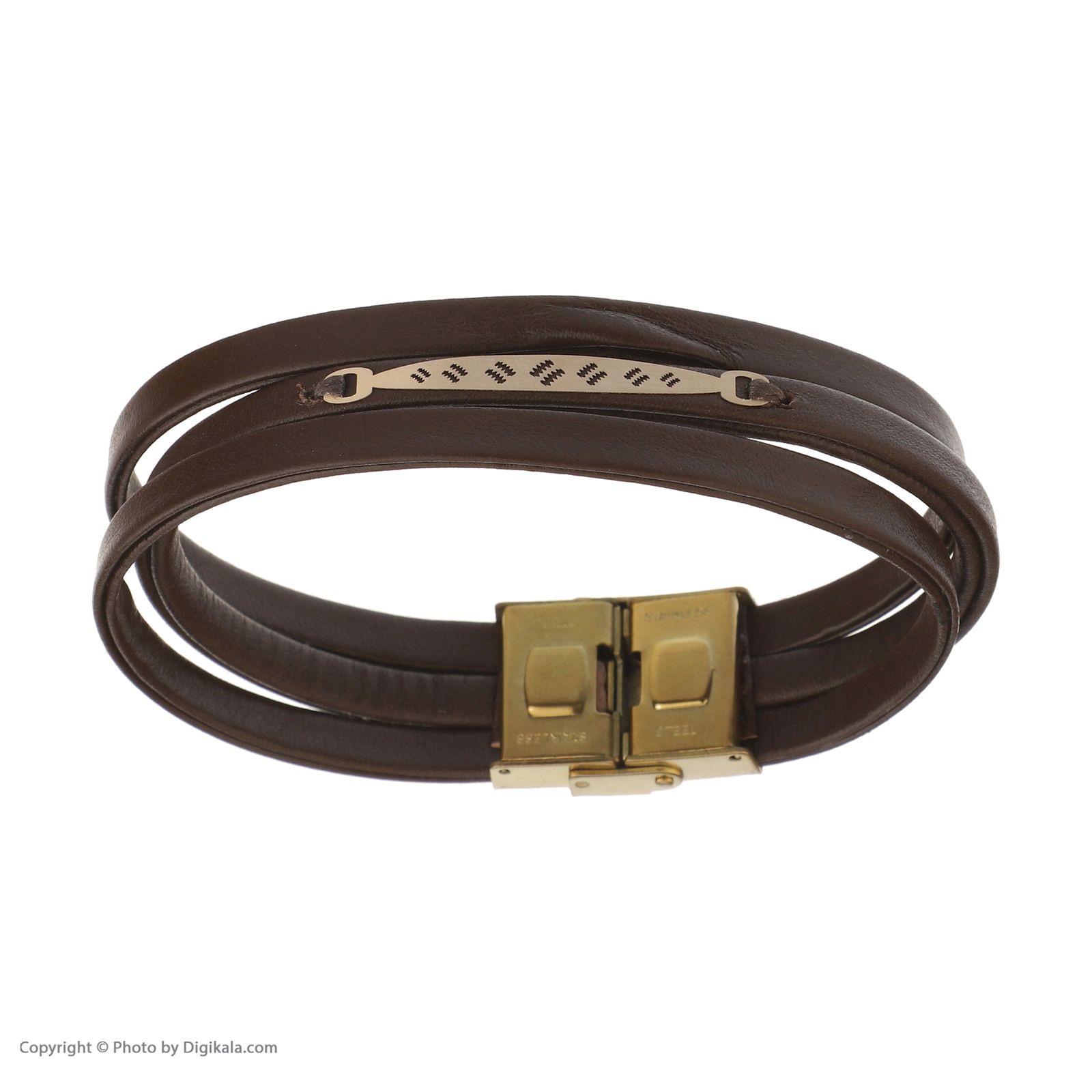 دستبند طلا 18 عیار مردانه مایا ماهک مدل MB1323 -  - 2