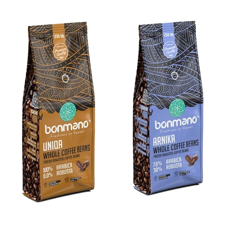 دانه قهوه اسپرسو یونیکا و آرنیکا بن مانو - 250 گرم بسته 2 عددی 