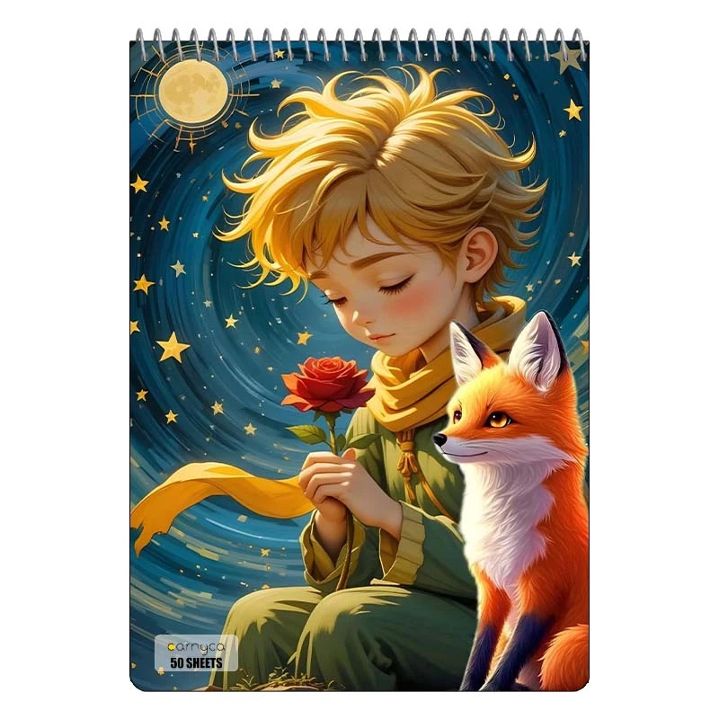 دفتر نقاشی 50 برگ سیمی کارنیکا طرح شازده کوچولو The Little Prince کد 66144