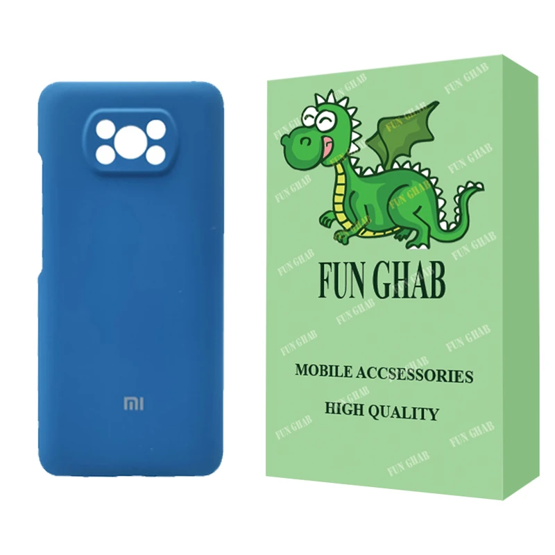 کاور فان قاب مدل سیلیکونی مناسب برای گوشی موبایل شیائومی Poco X3 NFC 