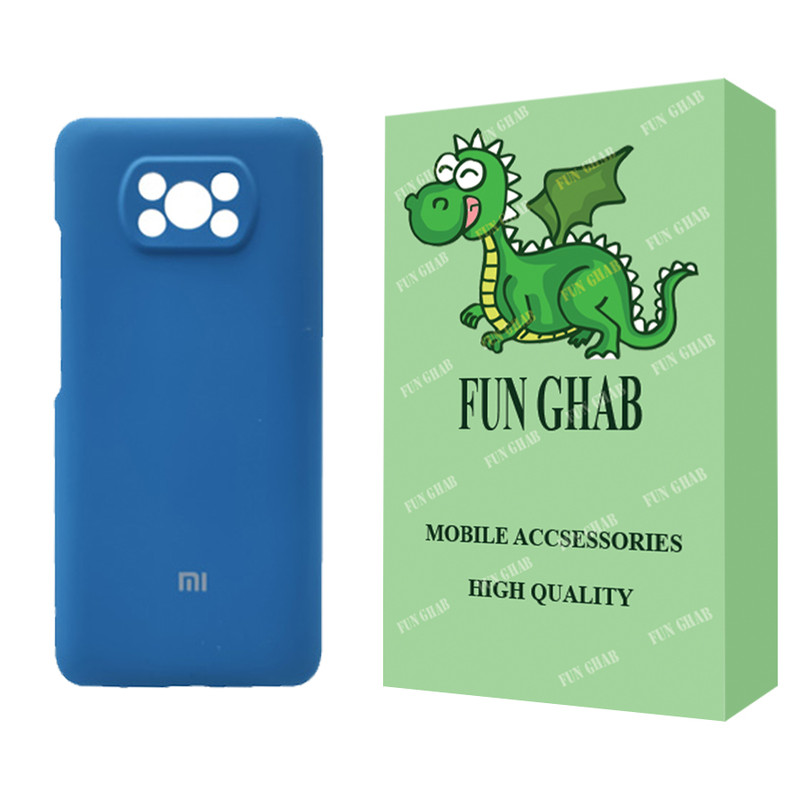 کاور فان قاب مدل سیلیکونی مناسب برای گوشی موبایل شیائومی Poco X3 NFC 