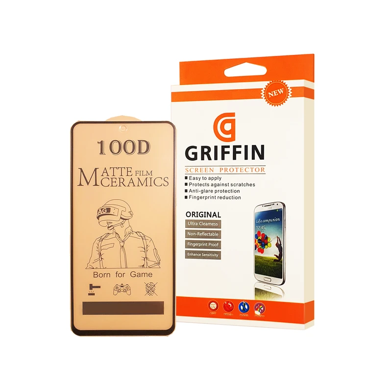 محافظ صفحه نمایش سرامیکی مات گریفین مدل FLCRM GN mo مناسب برای گوشی موبایل شیائومی Poco X3