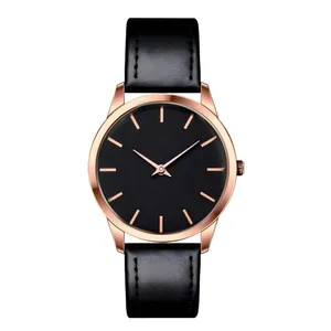 ساعت مچی عقربه‌ای کوارتز مردانه مدل کلاسیک بند چرم کد ۵