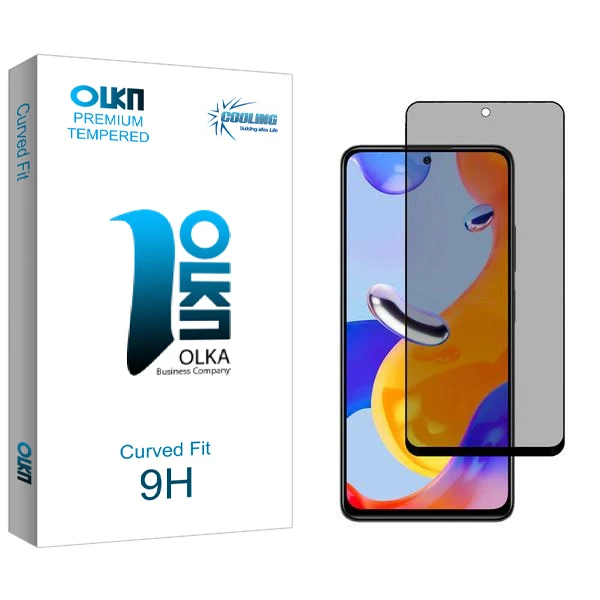 محافظ صفحه نمایش حریم شخصی کولینگ مدل Olka مناسب برای گوشی موبایل شیائومی Redmi Note 11 Pro 4G