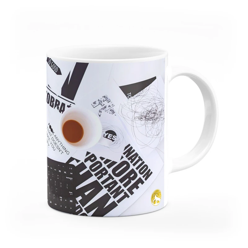 ماگ هومرو طرح بیزینس و جملات انگیزشی مدل MG8365