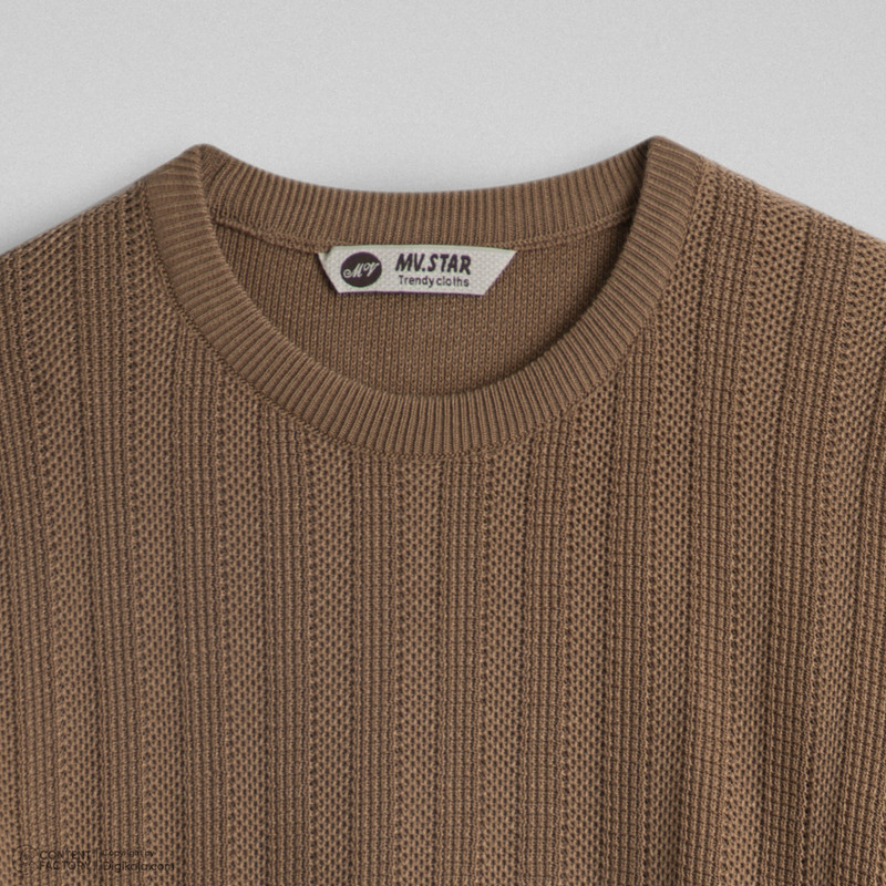 پلیور یقه گرد مردانه مدل ۷۲۴