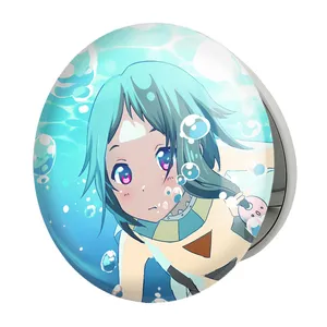 آینه جیبی خندالو طرح میو و انکو انیمه فروشگاه تاماکو مدل تاشو کد 24280 