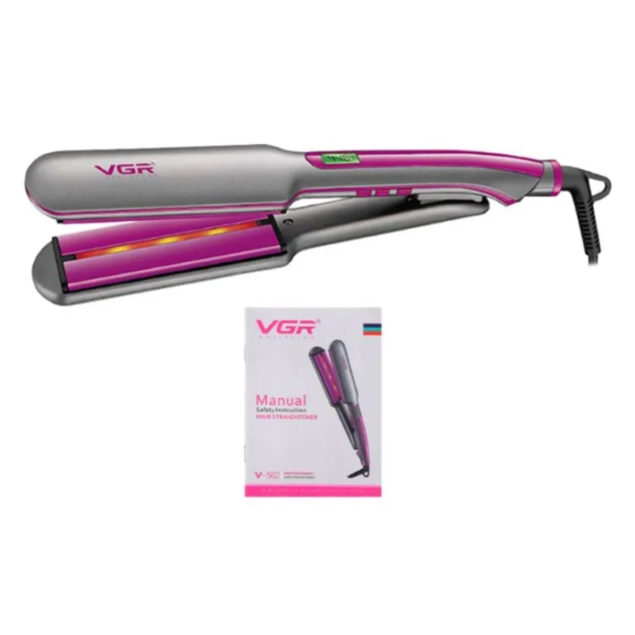 اتو و حالت دهنده ی مو وی جی ار مدل V-562 -  - 10
