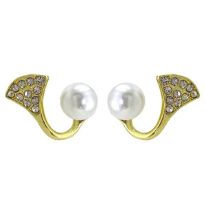 گوشواره زنانه مدل مروارید کد E4585