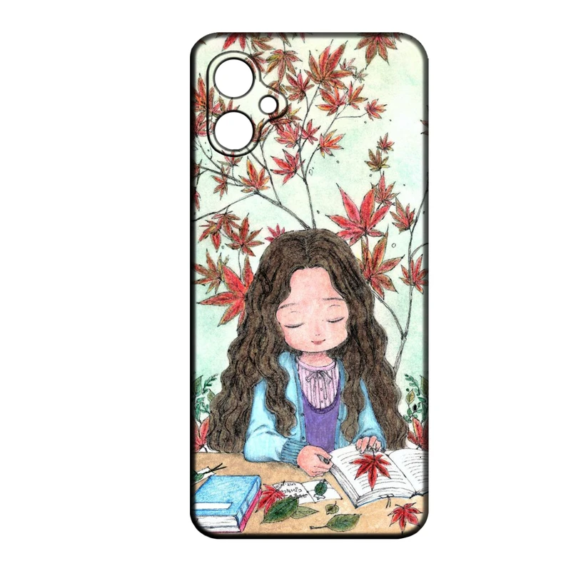 کاور طرح دخترانه کد 257 مناسب برای گوشی موبایل سامسونگ Galaxy A06