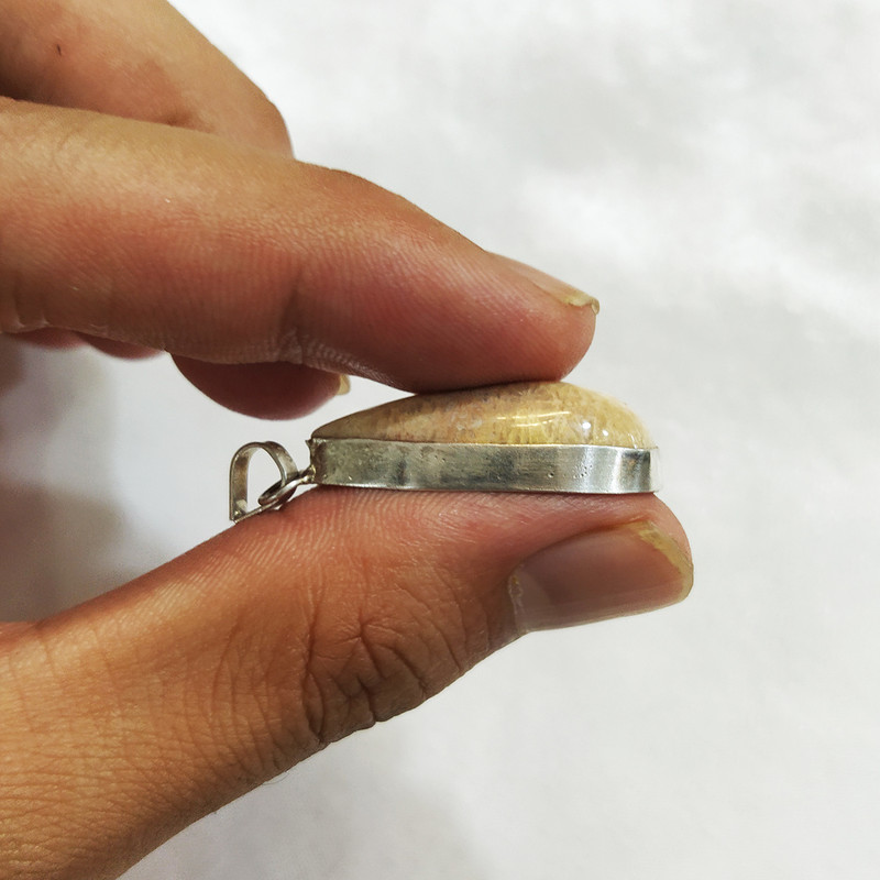 آویز گردنبند نقره زنانه سلین کالا مدل عقیق شجر ce-As16 آویز گردنبند نقره زنانه سلین کالا مدل عقیق شجر ce-As16