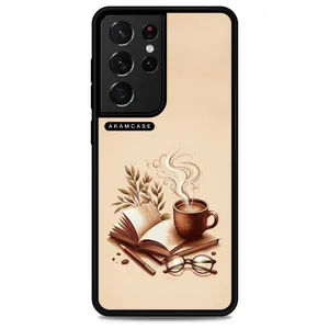 AKAM AMC-WSGS21U-COFFEE-4 Cover For Samsung Galaxy S21 Ultra