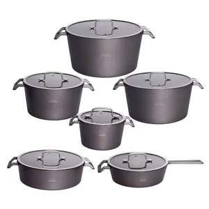 سرویس قابلمه و تابه گرانیتی 12پارچه اس جی طرح B