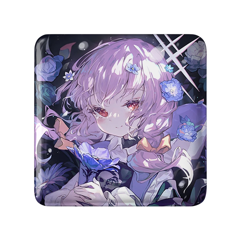 پیکسل خندالو طرح بازی آرشیو آبی (Blue Archive) مدل مربعی کد 34339