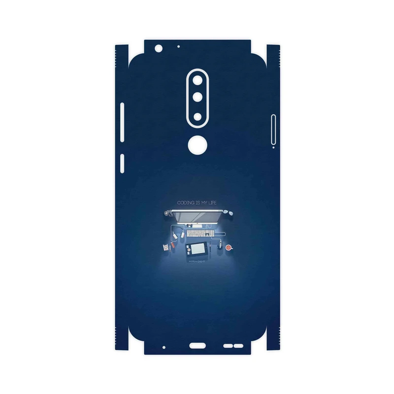 برچسب پوششی ماهوت مدل Programming 3-FullSkin مناسب برای گوشی موبایل نوکیا 5.1 Plus
