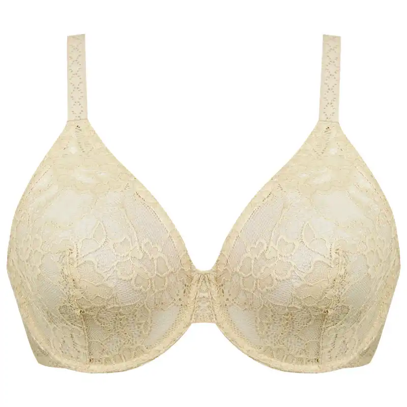 ست شورت و سوتین زنانه پانیذ مدل C-91-00 رنگ کرم