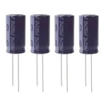 خازن الکترولیت 2200 میکروفاراد 25 ولت آکسبوم مدل TEC-22225 بسته 4 عددی