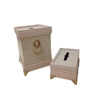  ست سطل و جای دستمال کاغذی کد 153