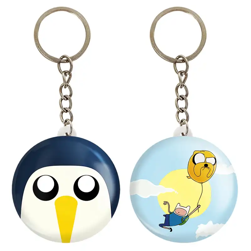 جاکلیدی خندالو مدل جیک و فین و گانتر وقت ماجراجویی Adventure Time کد 2081920822 مجموعه 2 عددی