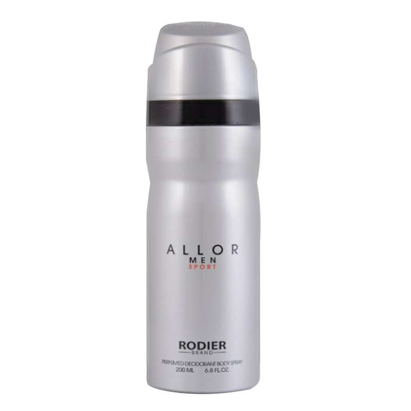 اسپری بدن مردانه رودیر مدل الور اسپرت Allore men Sport حجم 200 میلی لیتر اسپری بدن مردانه رودیر مدل الور اسپرت Allore men Sport حجم 200 میلی لیتر