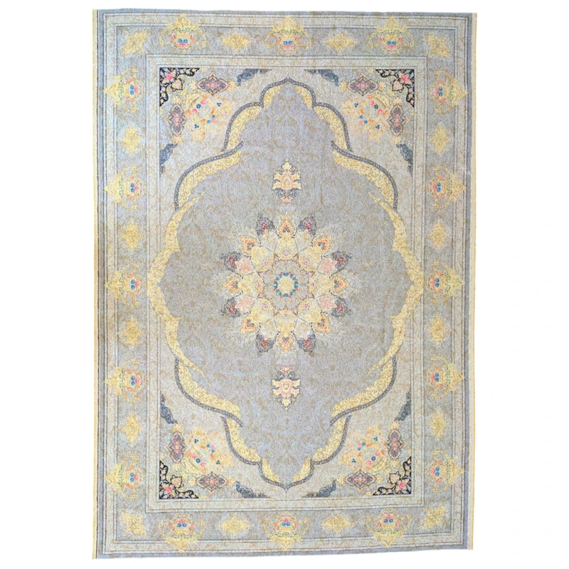رومیزی مدل مخمل طرح سنتی سایز 190x135 سانتی‌متر