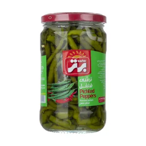 ترشی فلفل برتر مقدار 670 گرم