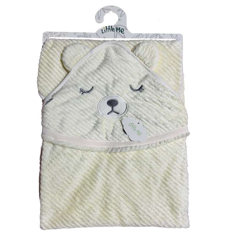 پتوی نوزاد لیتل می مدل Sleepy Bear کد 2024 سایز 80×80 سانتی متر