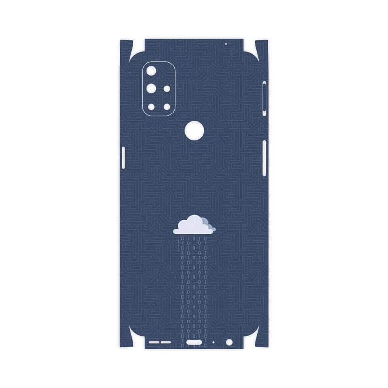 برچسب پوششی ماهوت مدل Minimal Data Cloud-FullSkin مناسب برای گوشی موبایل وان پلاس Nord N10 5G