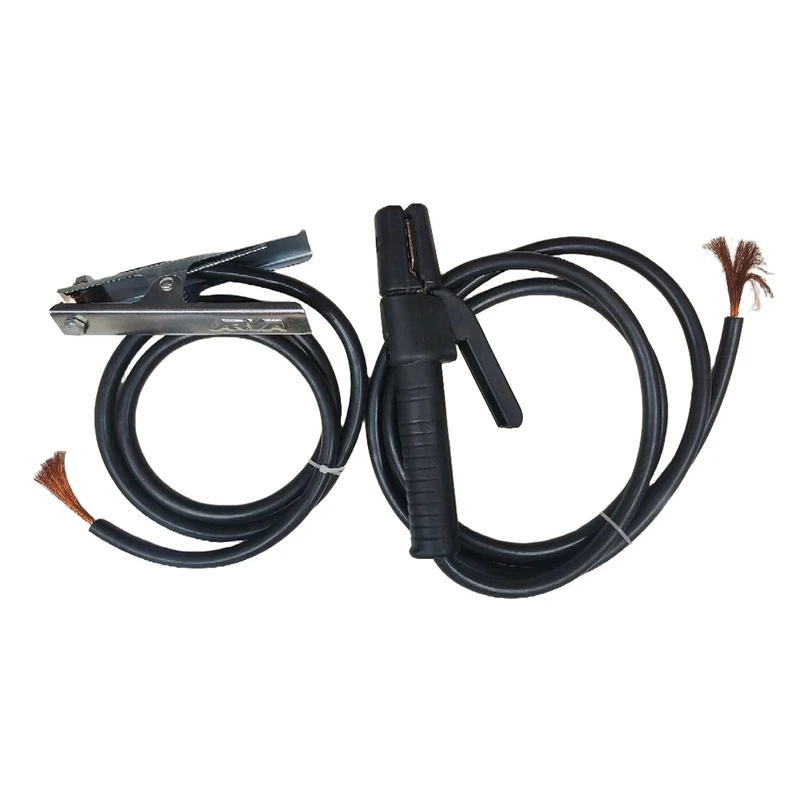 انبرجوش ۳۵۰ آمپر و انبر اتصال به همراه کابل جوش سایز ۱۲ تمام مسی آروا مدل 2452