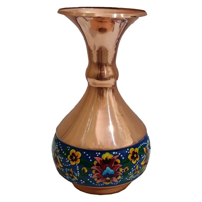گلدان مسی طرح شلغمی مدل پرداز کد PS015