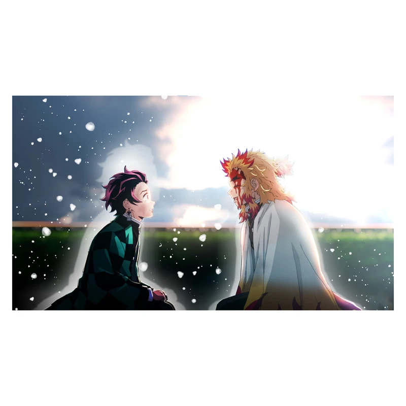 استیکر لپ تاپ و موبایل مدل انیمه طرح شیطان کش کامادو تانجیرو demon slayer kamado tanjiro کد 281