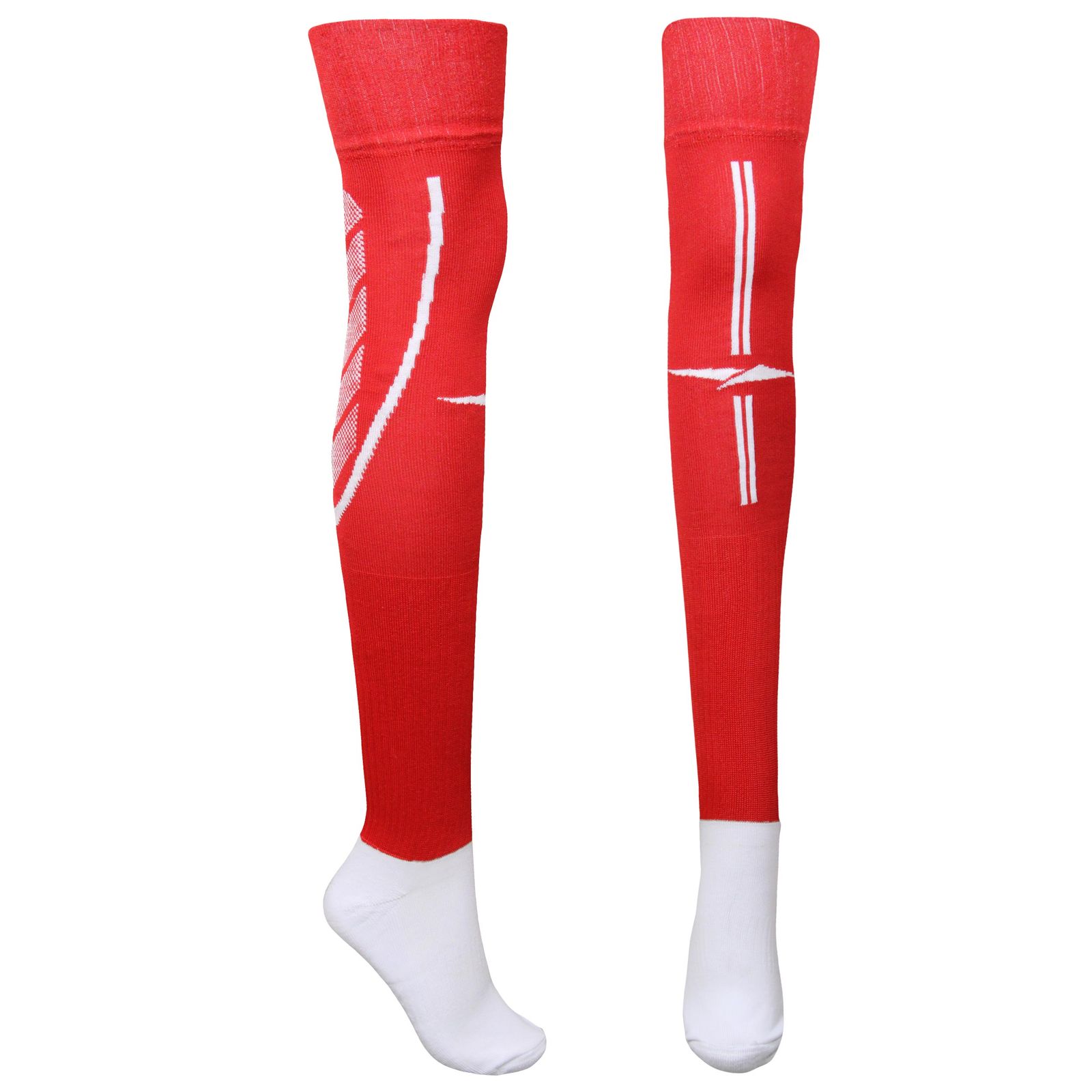 جوراب ورزشی ساق بلند مردانه ماییلدا مدل کف حوله ای کد 4187  رنگ قرمز -  - 1