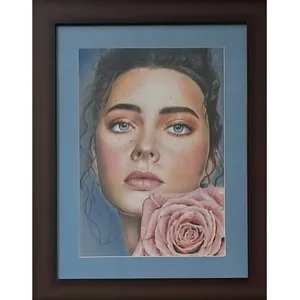 تابلو نقاشی مداد رنگی کد 005