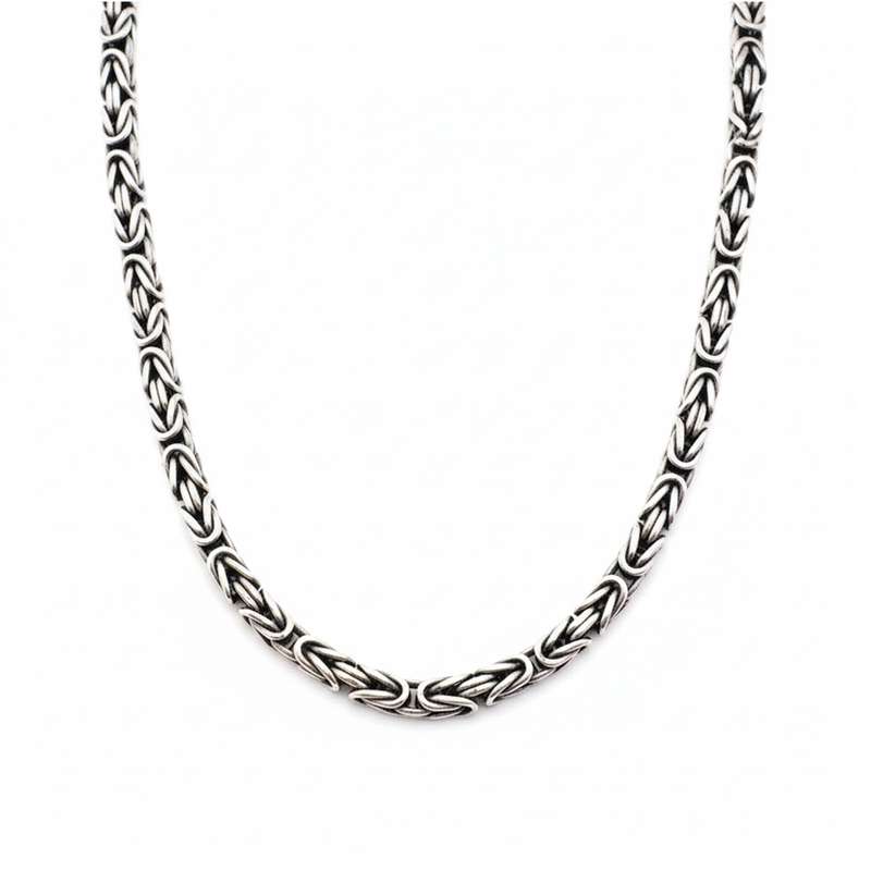 زنجیر نقره مردانه مدل N50