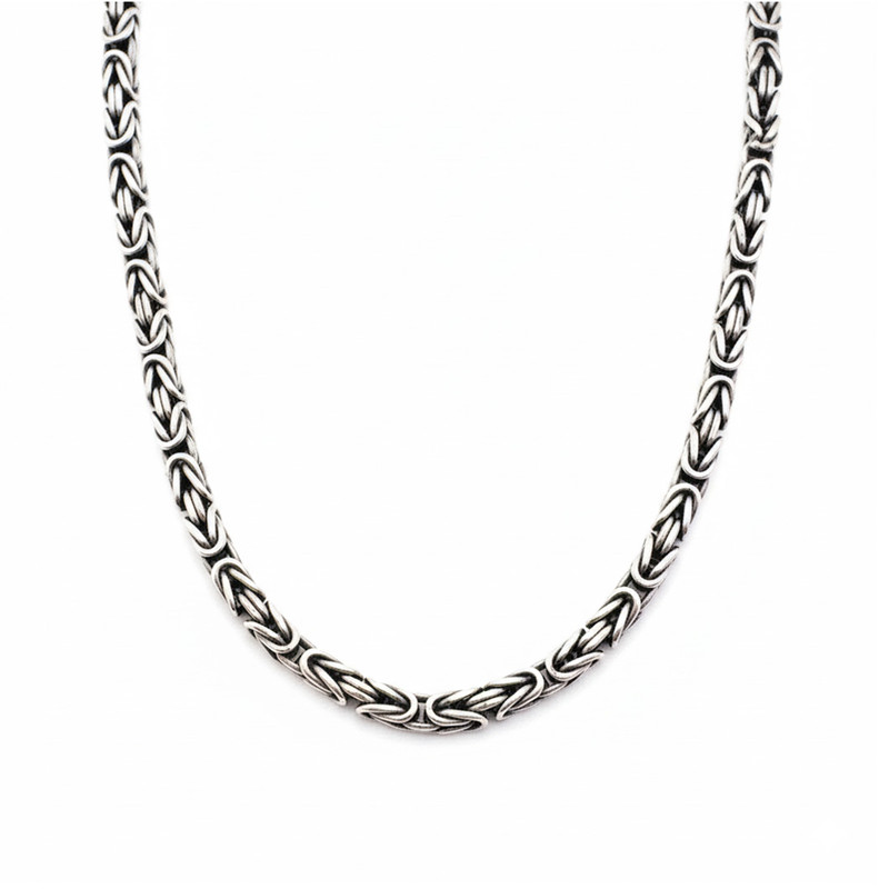 زنجیر نقره مردانه مدل N50