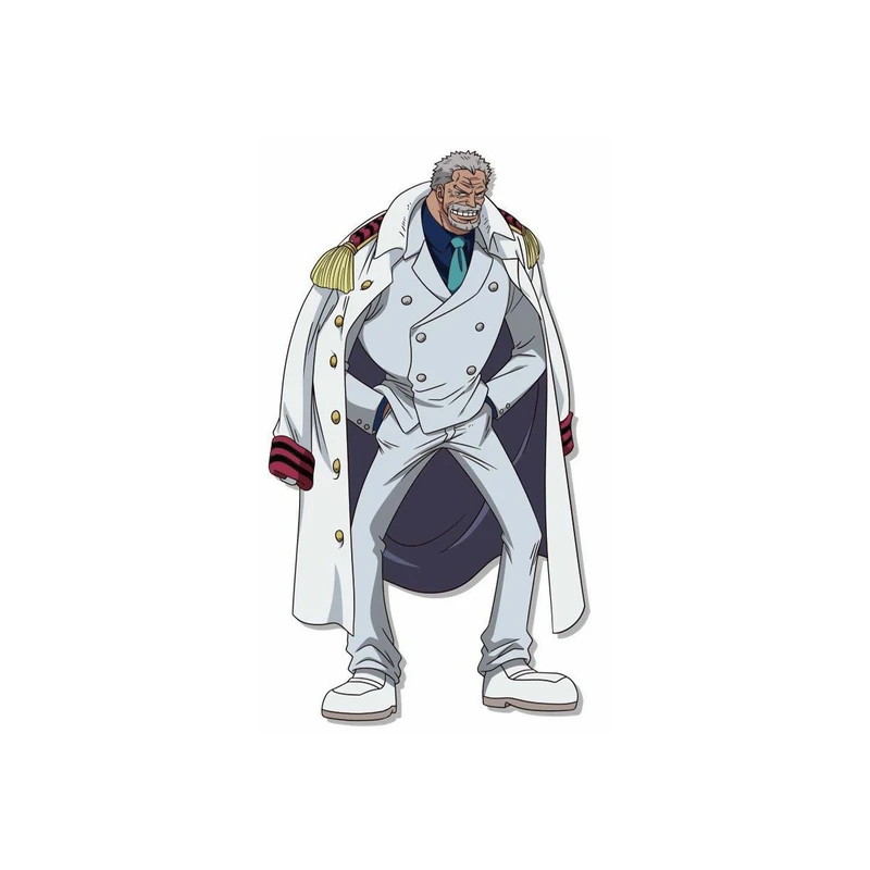 استیکر لپ تاپ و موبایل مدل انیمه طرح وان پیس مانکی دی گارپ One Piece Monkey D Garp کد 3671