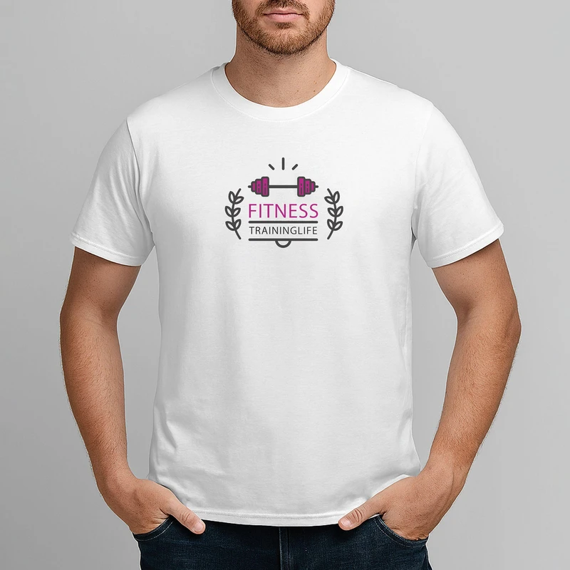 تی‌شرت آستین کوتاه مردانه مدل ورزشی پرانرژی کد 0976