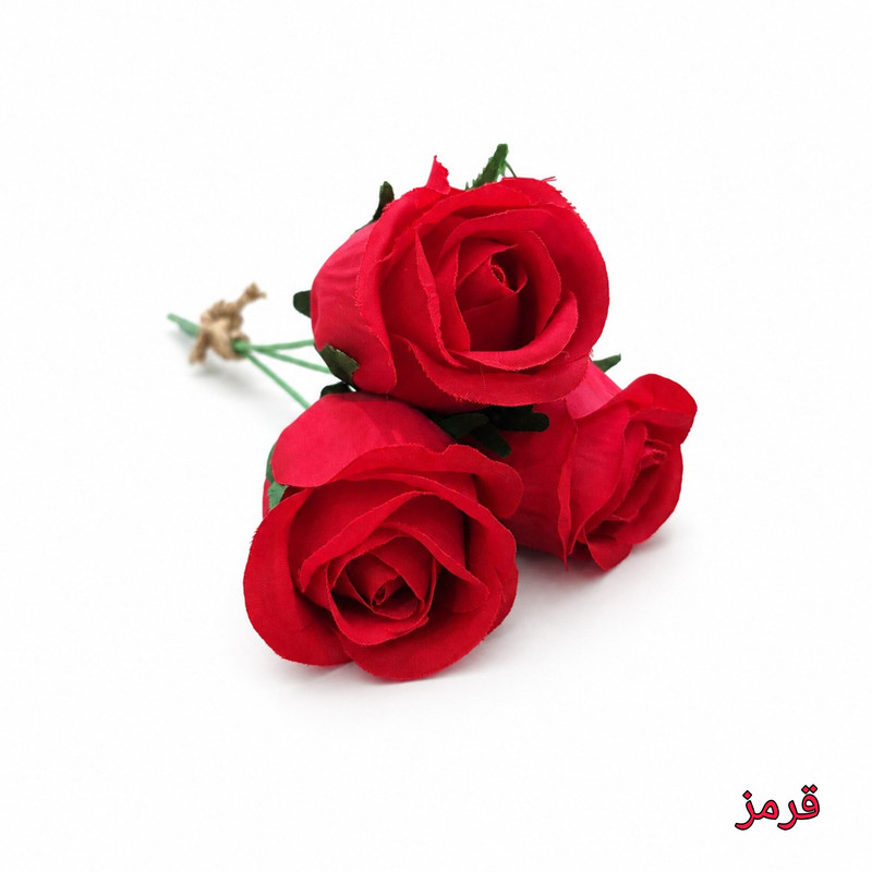 دسته گل مصنوعی مدل رز هلندی ۳ شاخه