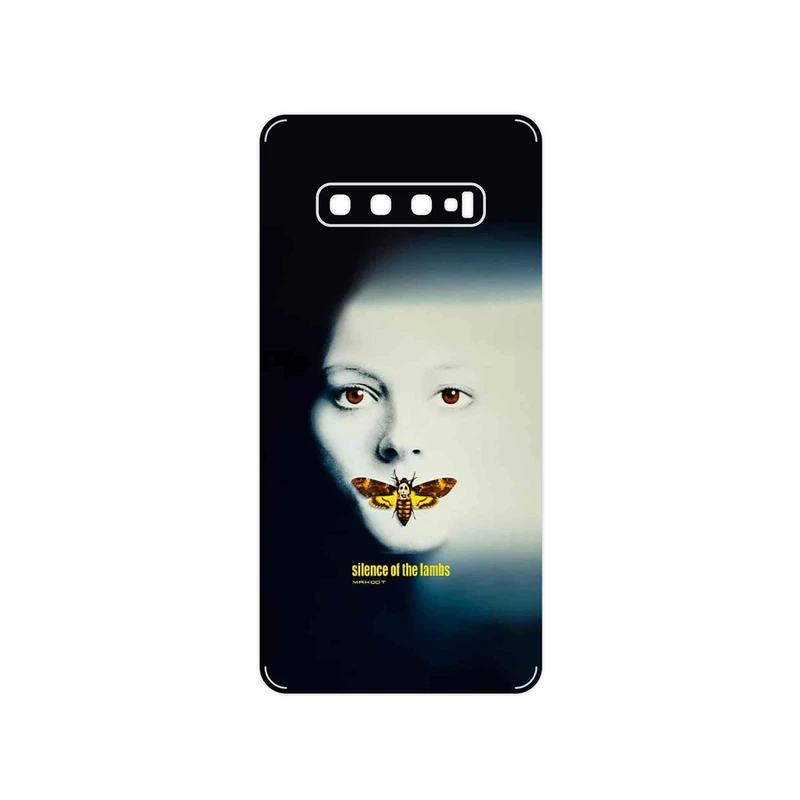 برچسب پوششی ماهوت مدل Silence of the Lambs مناسب برای گوشی موبایل سامسونگ Galaxy S10 Plus