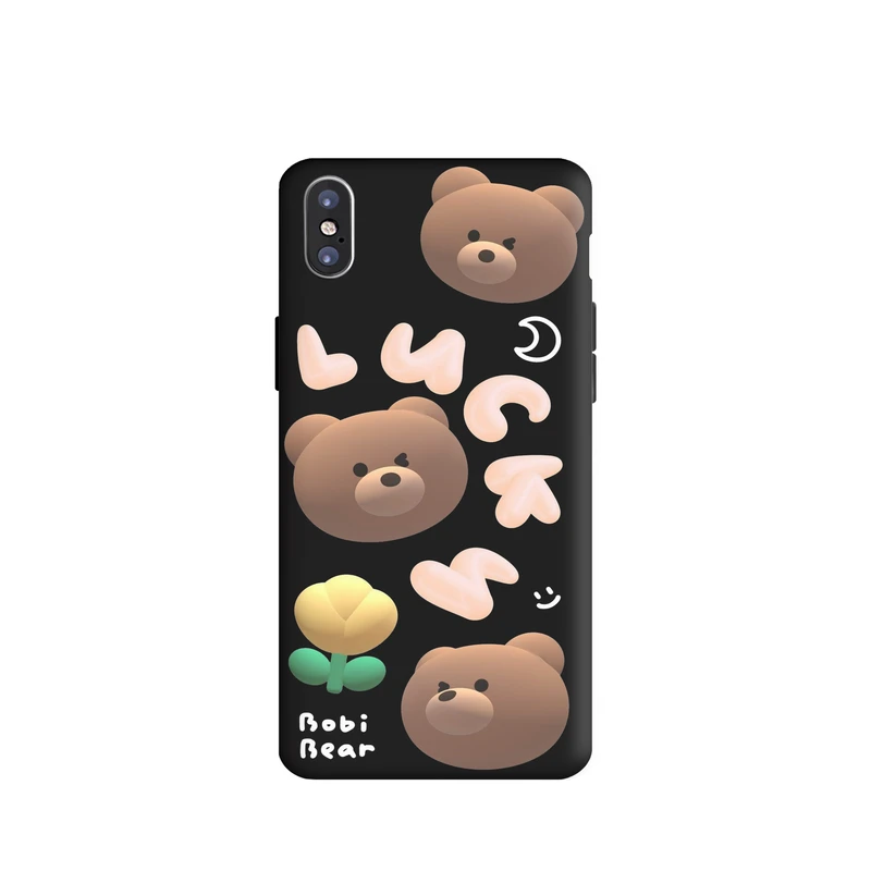 کاور قاب گارد طرح خرس لاین دخترانه کد f6851 مناسب برای گوشی موبایل اپل iphone Xs Max