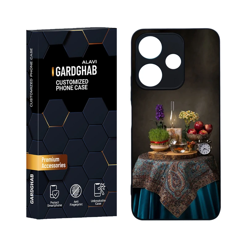 کاور گارد قاب علوی مدل دورژله ای ایرانی مناسب برای گوشی موبایل شیائومی Redmi 13 4G / 5G